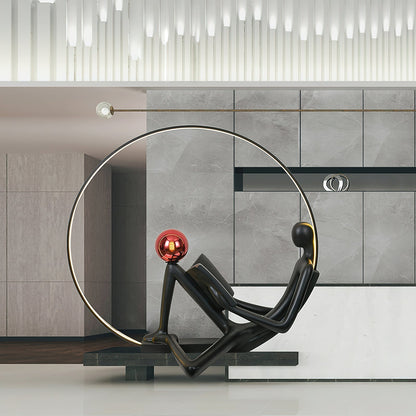 Reader Sculpture Floor Lamp Floor lamp