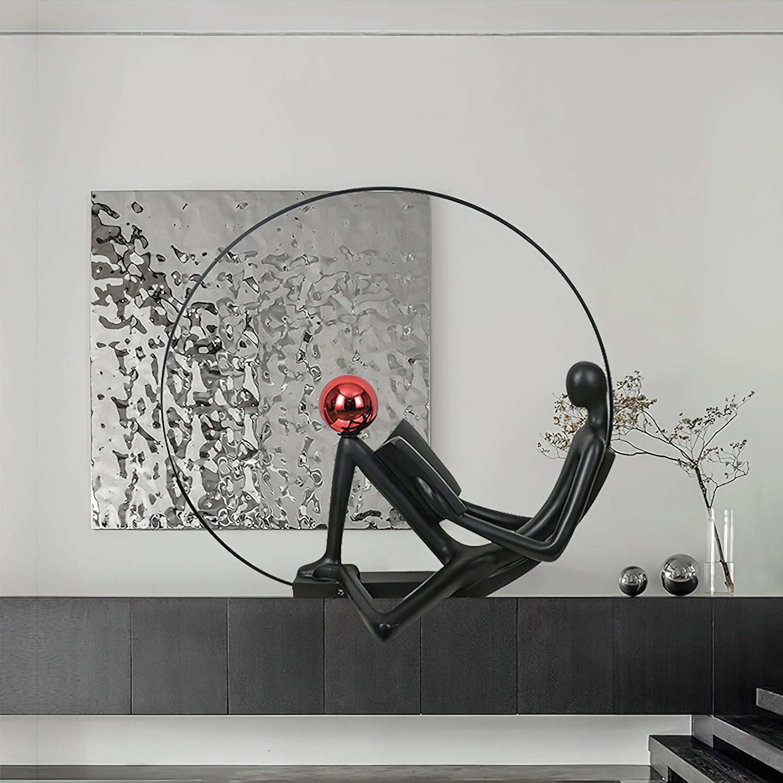 Reader Sculpture Floor Lamp Floor lamp