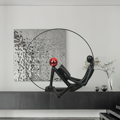 Reader Sculpture Floor Lamp Floor lamp