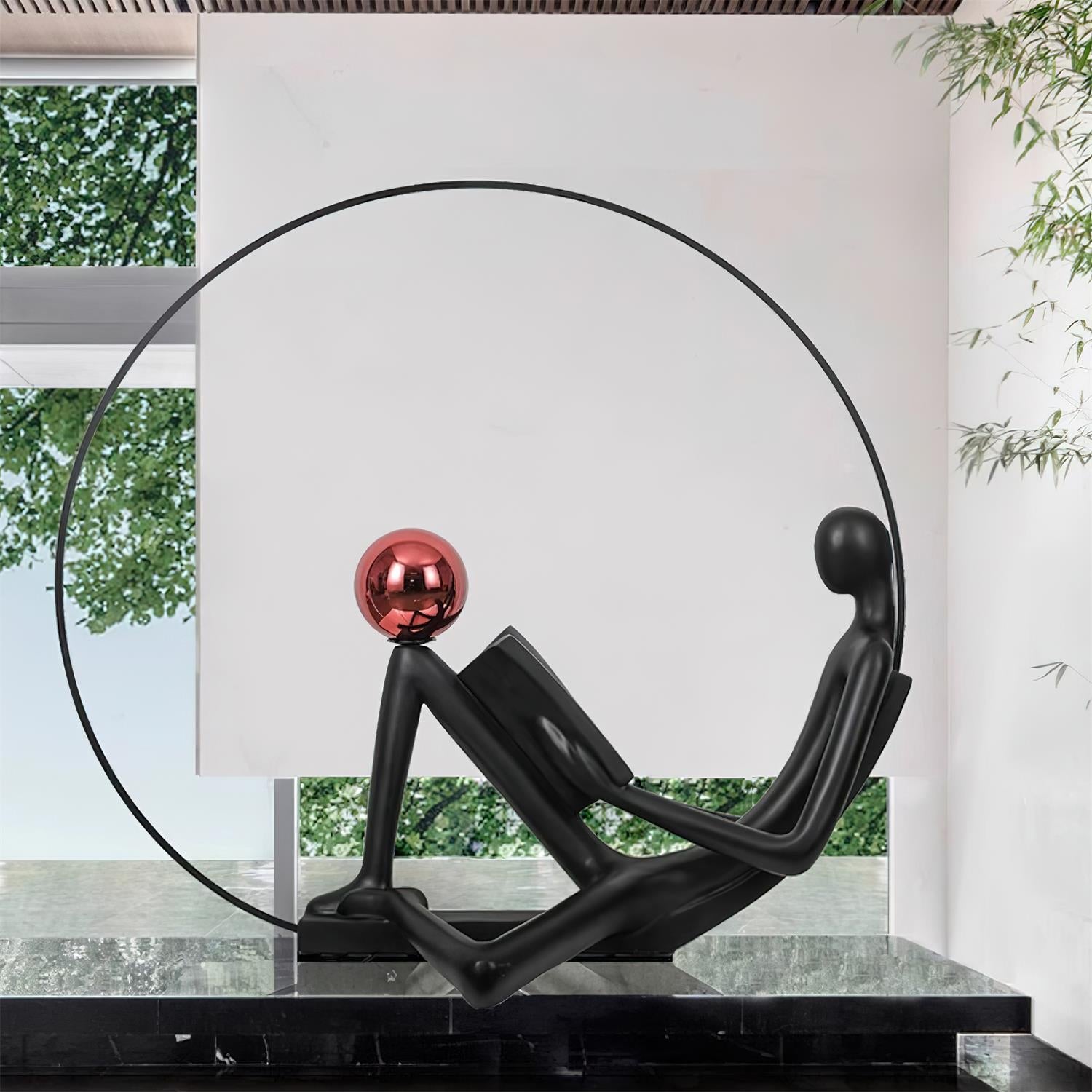 Reader Sculpture Floor Lamp Floor lamp