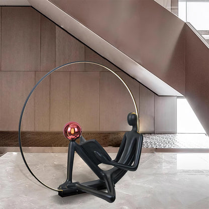 Reader Sculpture Floor Lamp Floor lamp