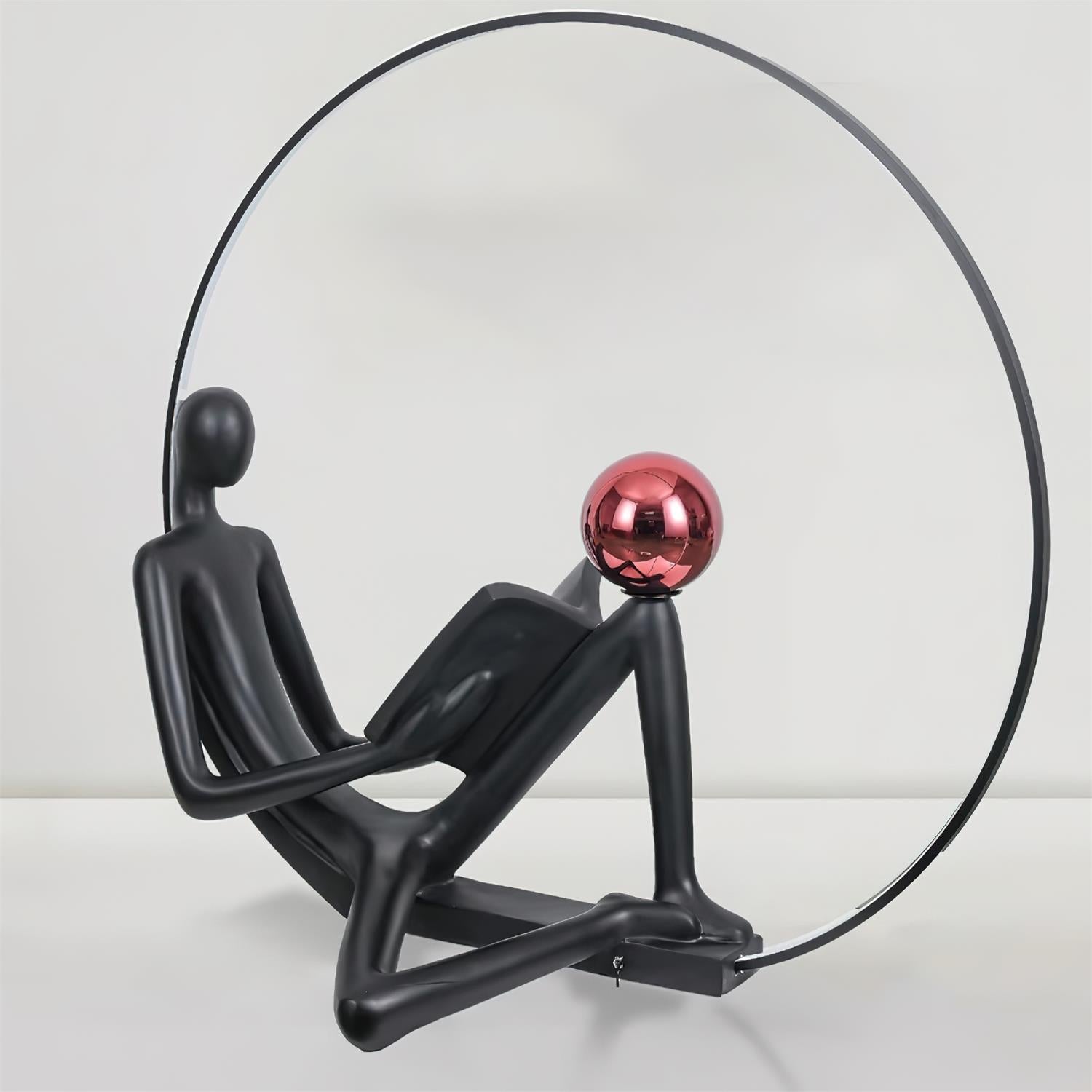 Reader Sculpture Floor Lamp Floor lamp