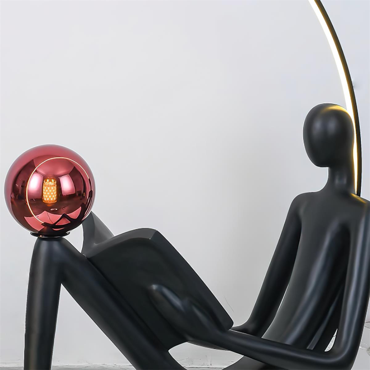 Reader Sculpture Floor Lamp Floor lamp