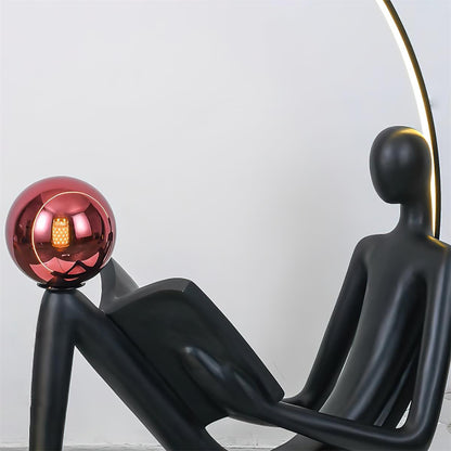 Reader Sculpture Floor Lamp Floor lamp