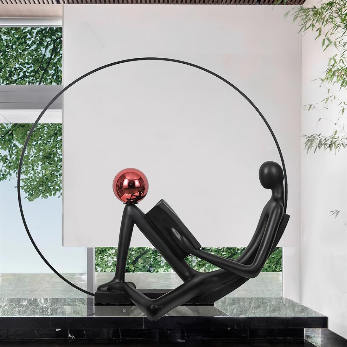 Reader Sculpture Floor Lamp Floor lamp