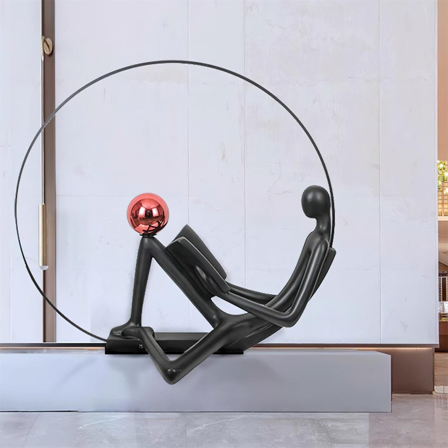 Reader Sculpture Floor Lamp Floor lamp