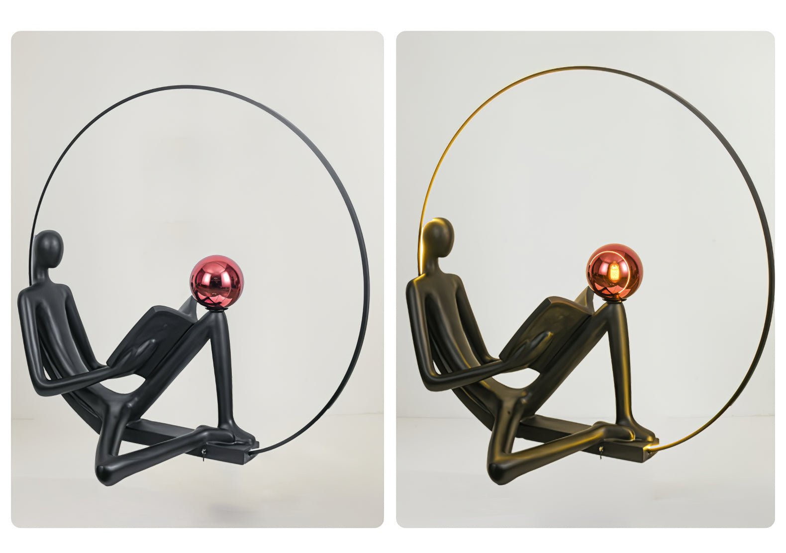 Reader Sculpture Floor Lamp Floor lamp