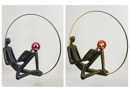 Reader Sculpture Floor Lamp Floor lamp