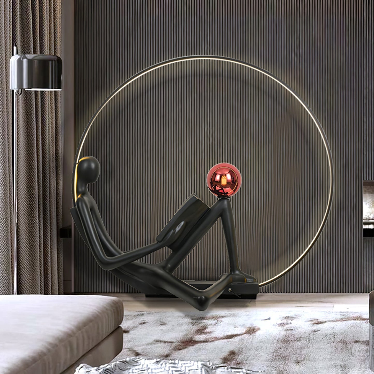 Reader Sculpture Floor Lamp Floor lamp