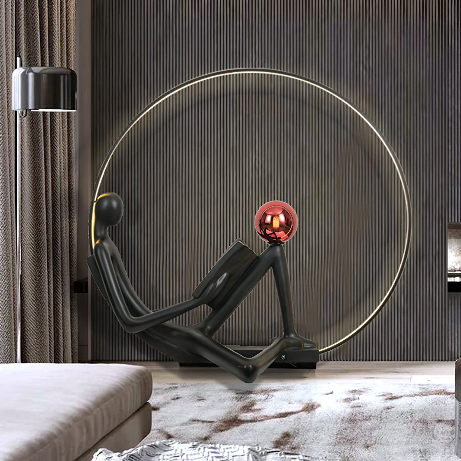 Reader Sculpture Floor Lamp Floor lamp