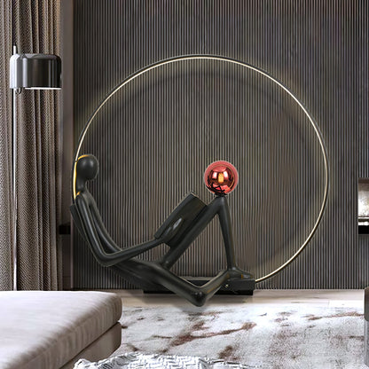 Reader Sculpture Floor Lamp Floor lamp