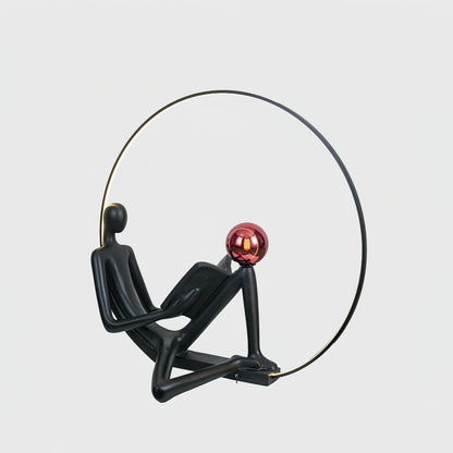 Reader Sculpture Floor Lamp Floor lamp
