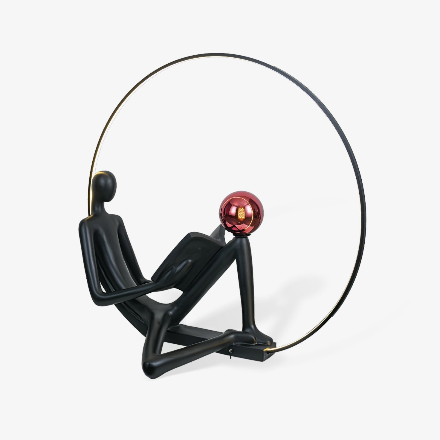 Reader Sculpture Floor Lamp Floor lamp