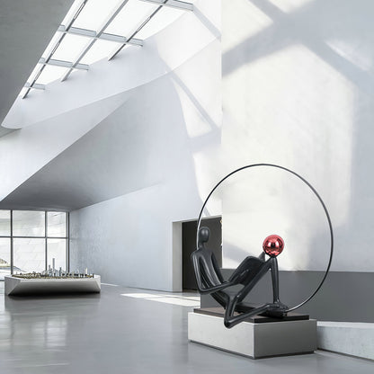 Reader Sculpture Floor Lamp Floor lamp