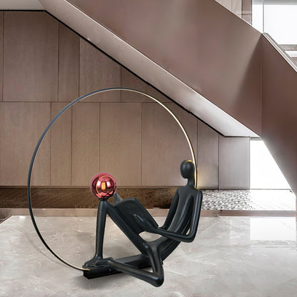 Reader Sculpture Floor Lamp Floor lamp