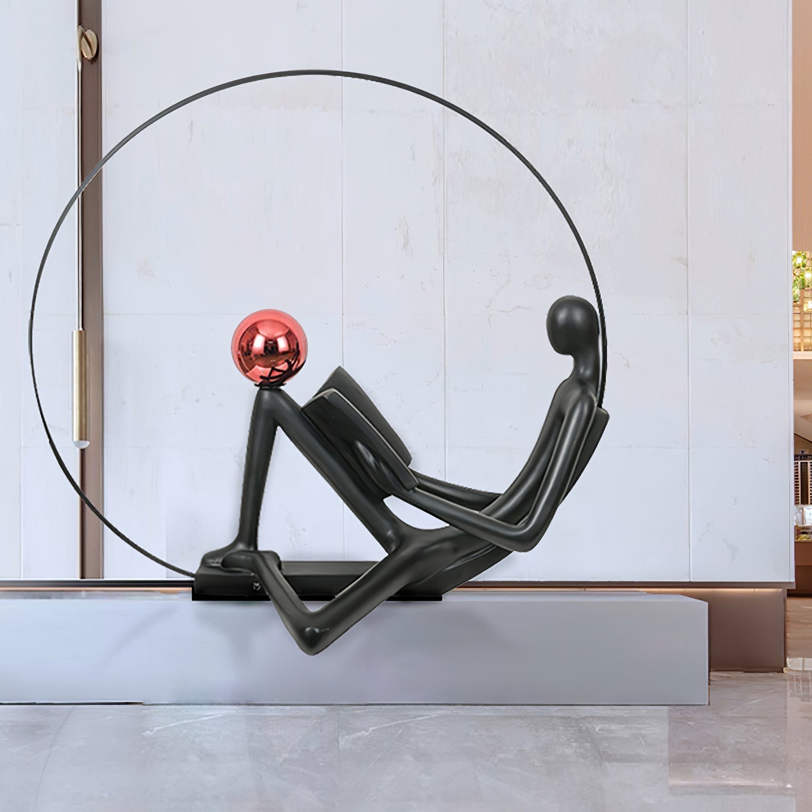 Reader Sculpture Floor Lamp Floor lamp