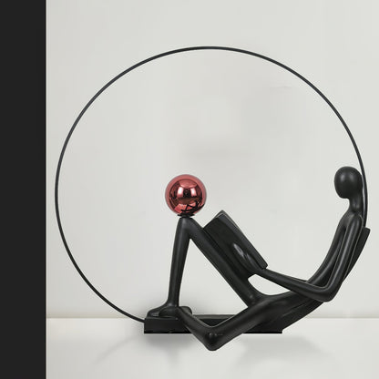Reader Sculpture Floor Lamp Floor lamp