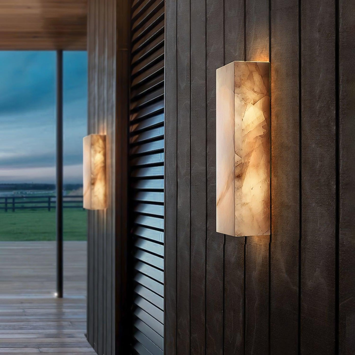 Rectangular Alabaster Wall Sconce Wall lamp