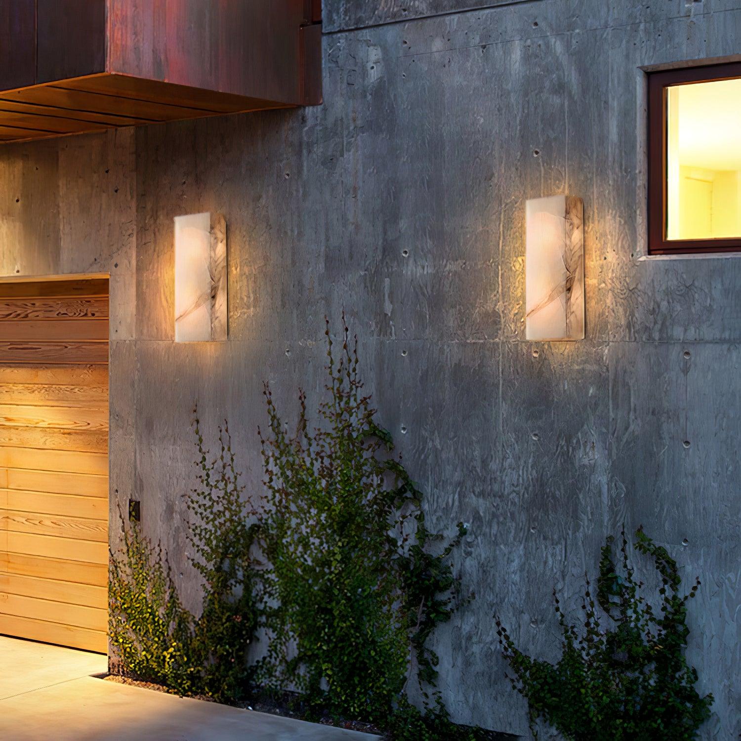 Rectangular Alabaster Wall Sconce Wall lamp