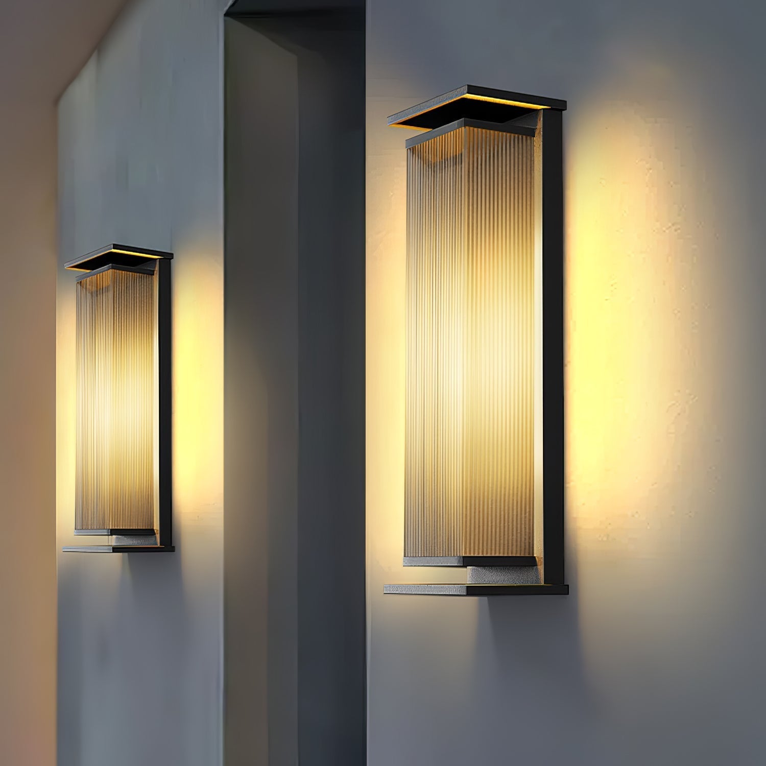 Rectangular Box Outdoor Wall Lamp Outdoor Lighting