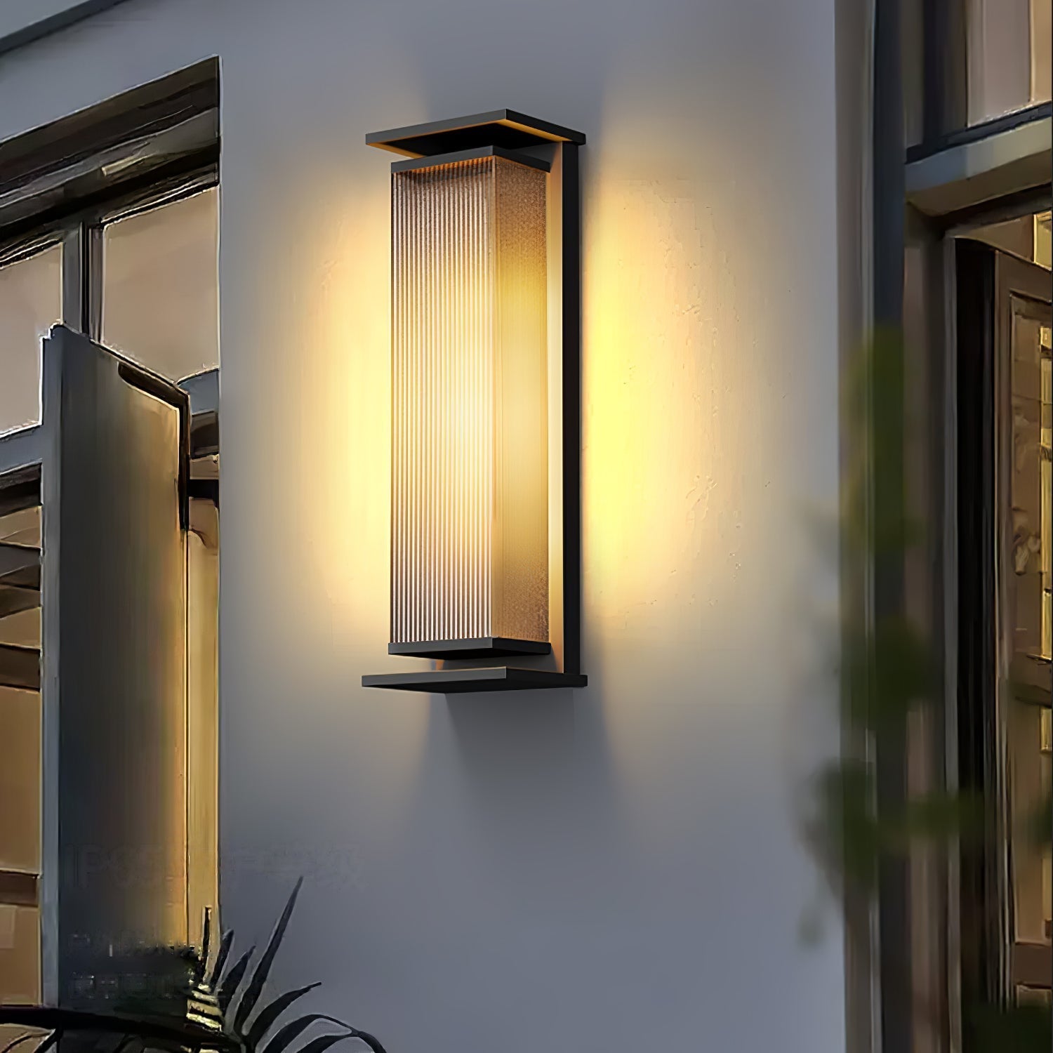Rectangular Box Outdoor Wall Lamp Outdoor Lighting