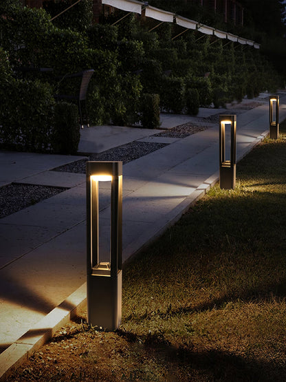 Rectangular Column Garden Outdoor Light Table lamp