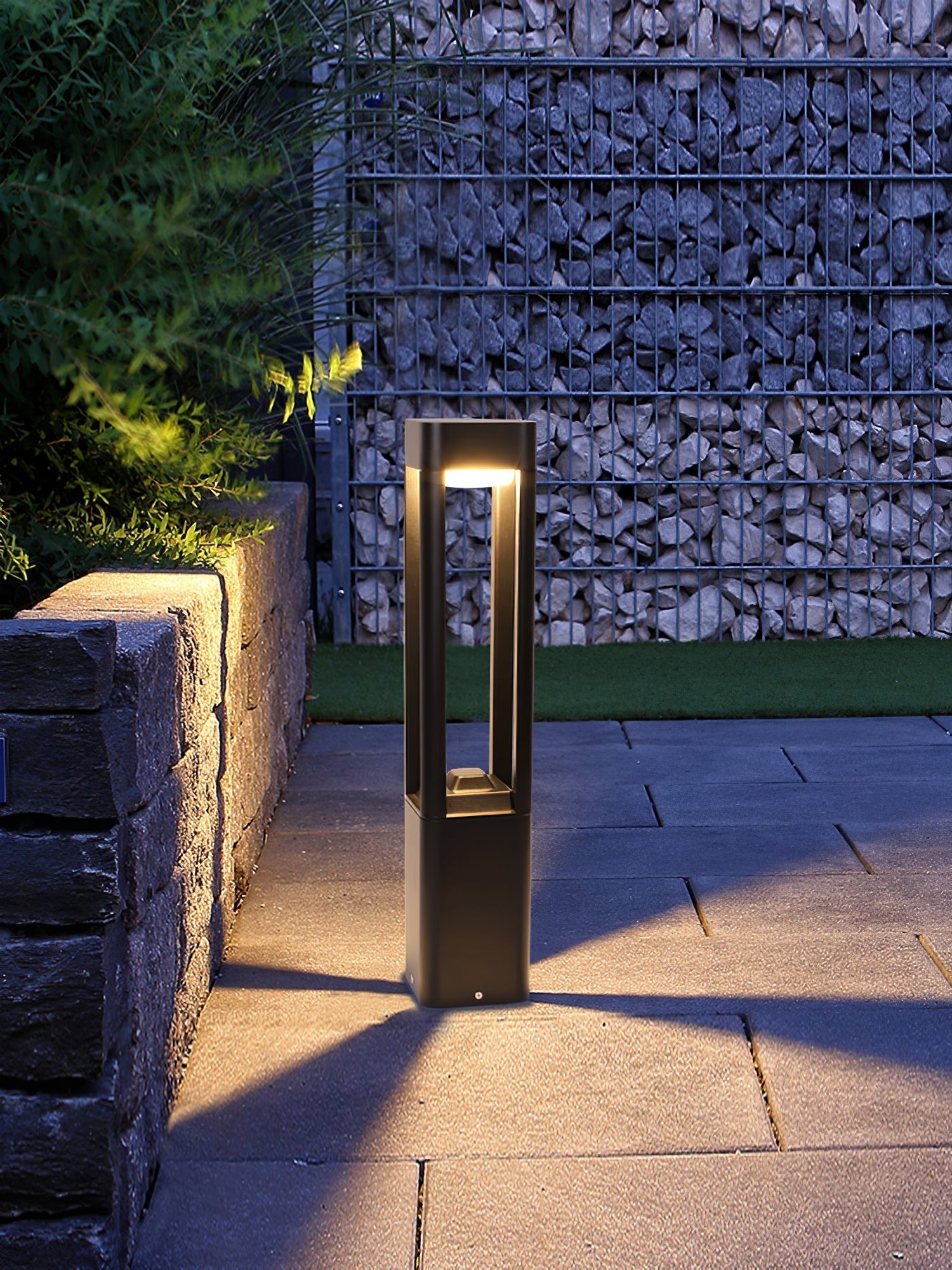 Rectangular Column Garden Outdoor Light Table lamp