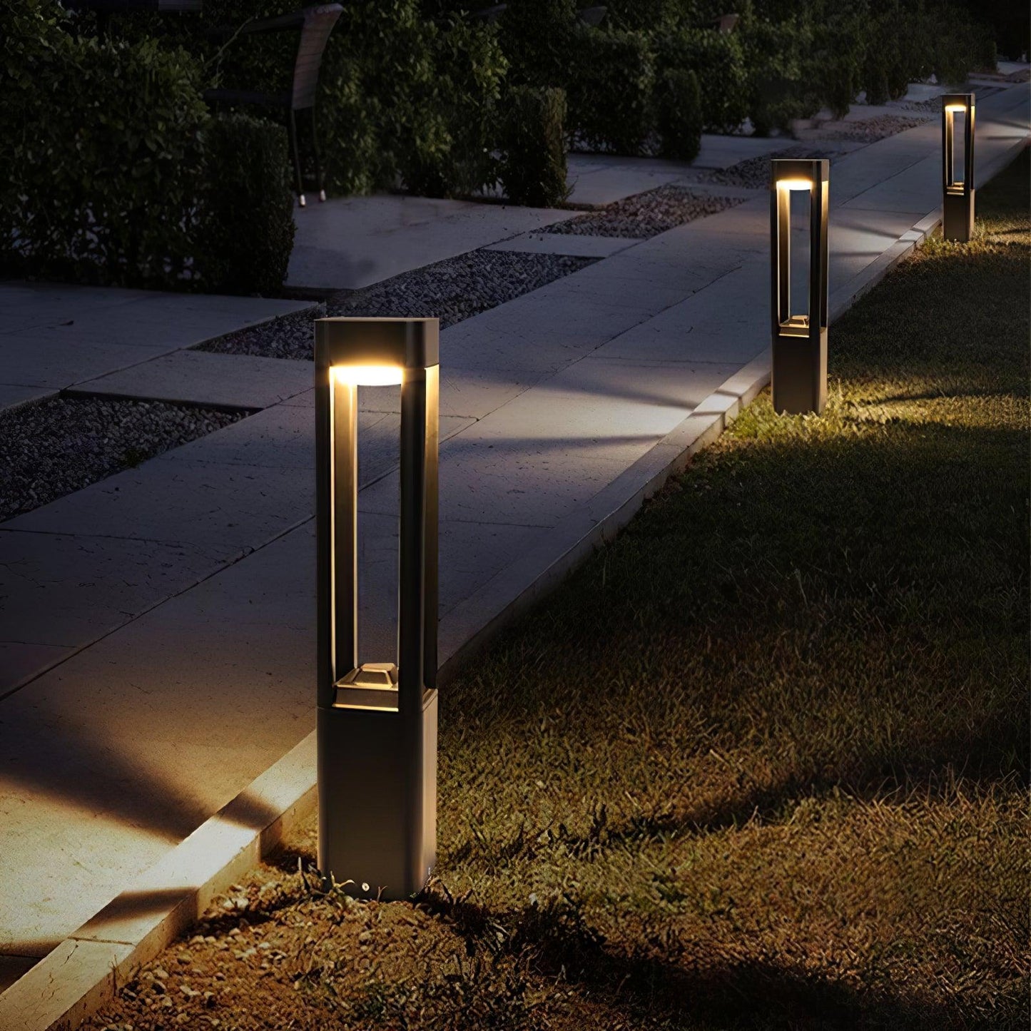 Rectangular Column Garden Light Table lamp