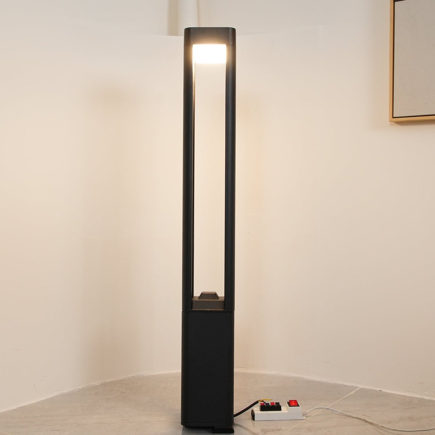 Rectangular Column Garden Outdoor Light Table lamp