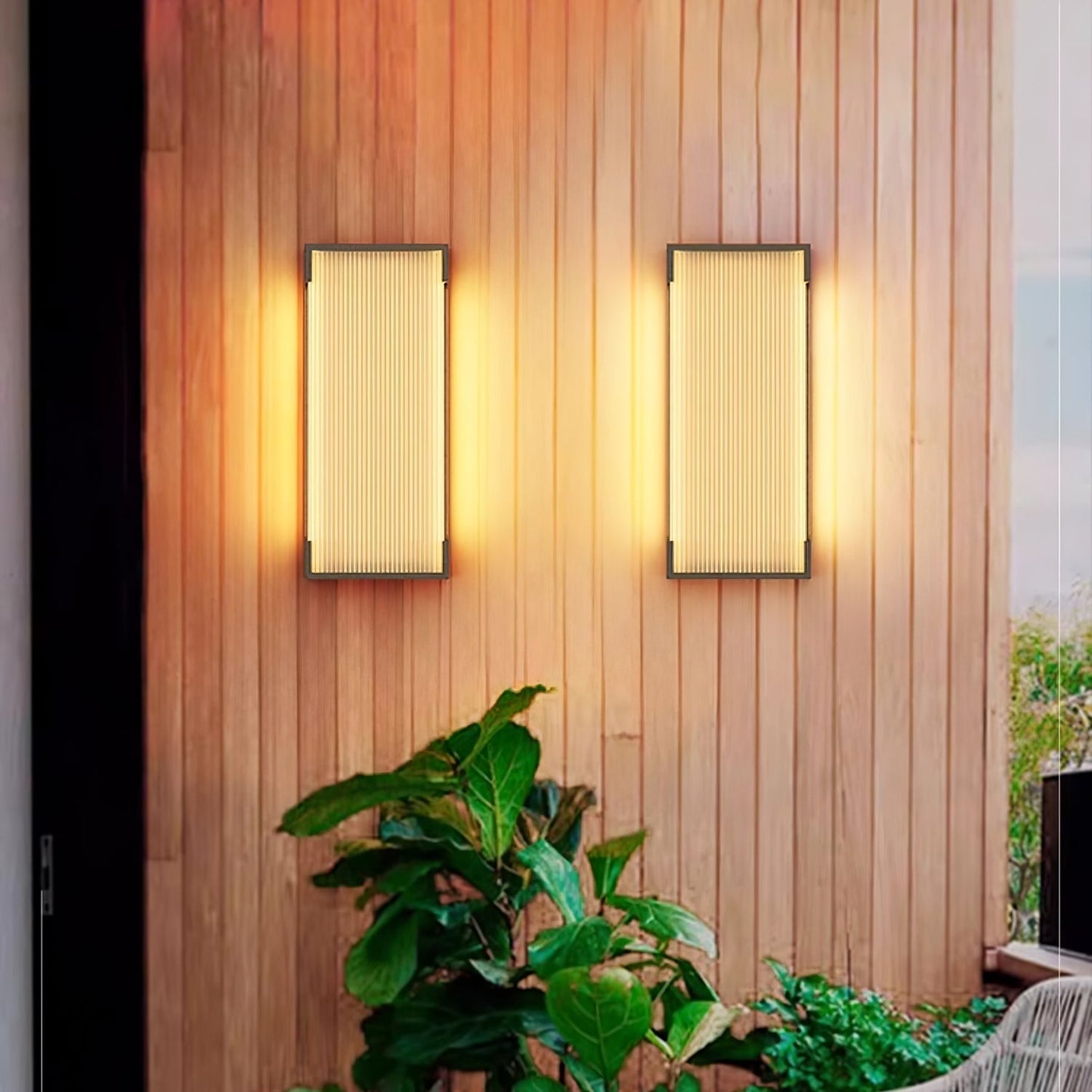 Rectangular Outdoor Wall Light Outdoor Lighting