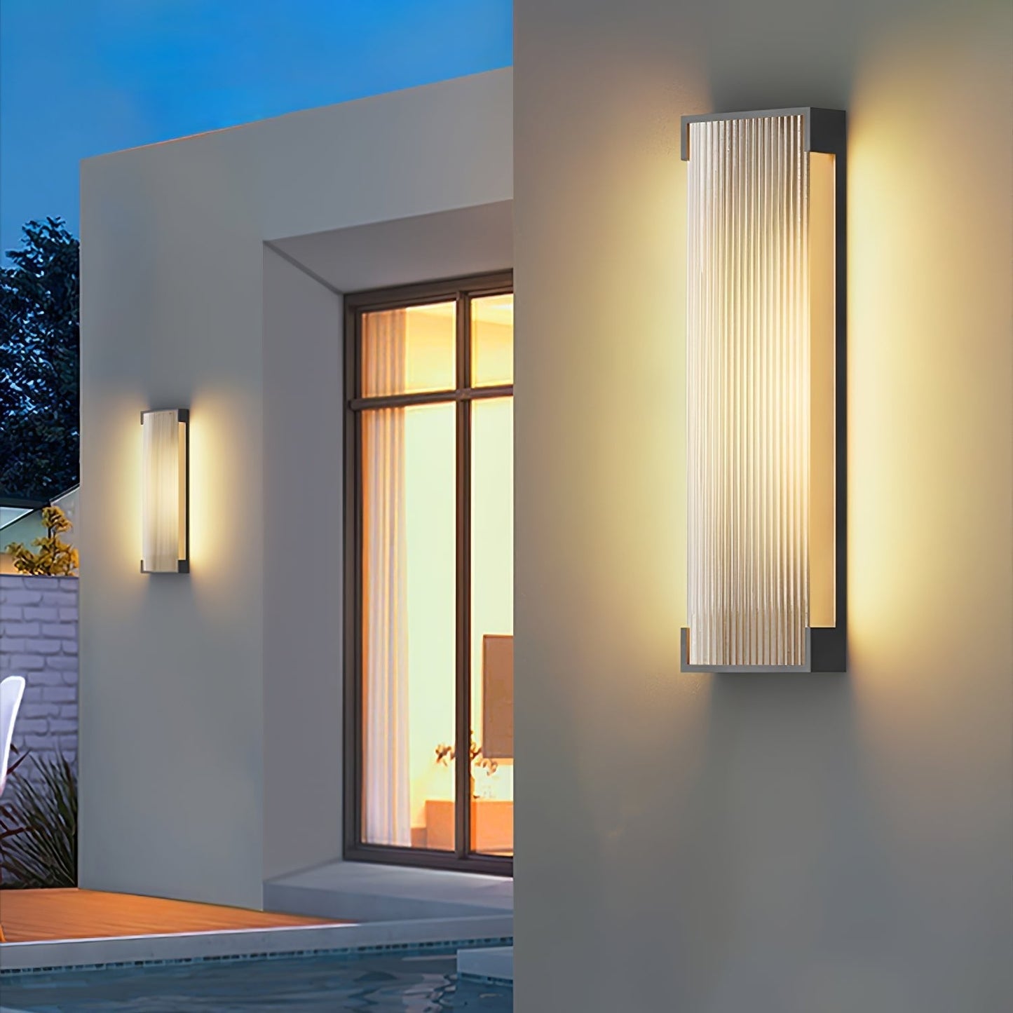Rectangular Outdoor Wall Light Outdoor Lighting