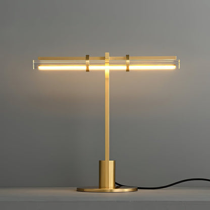 Reed Table Lamp Dia 16.9″ x H 15.7″ / Dia 43cm x H 40cm / Brass & Warm Light / US Plug Table lamp