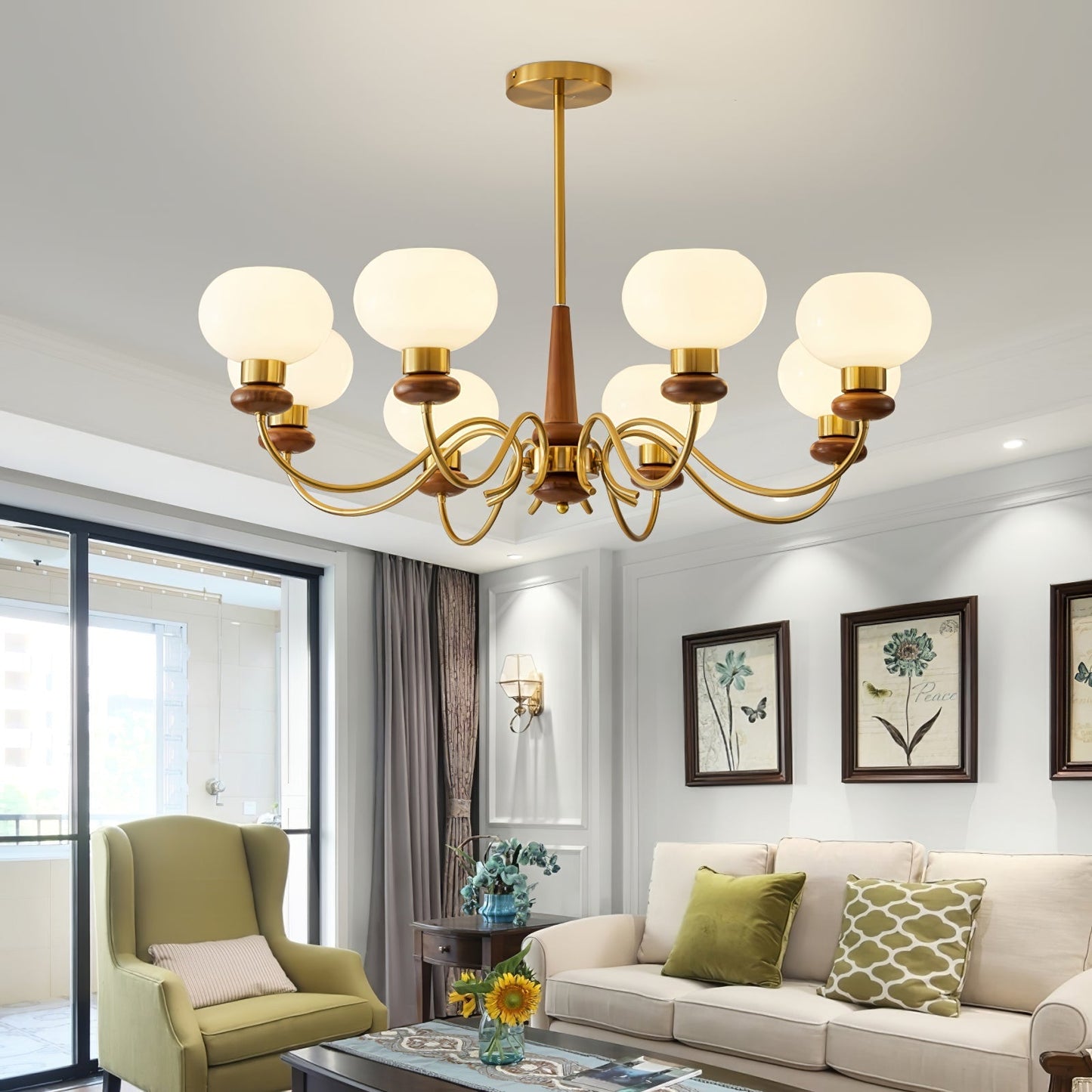 Regency Globe Chandelier Chandelier