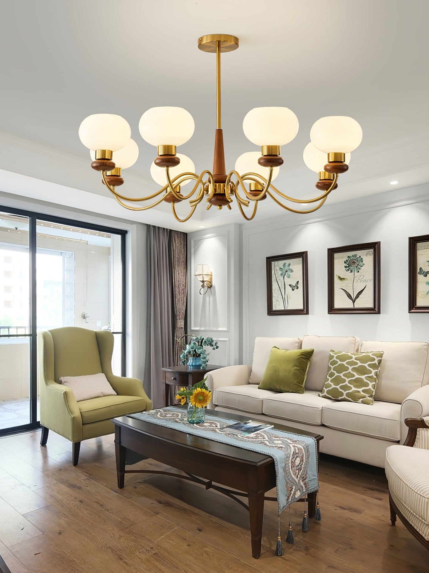 Regency Globe Chandelier Chandelier