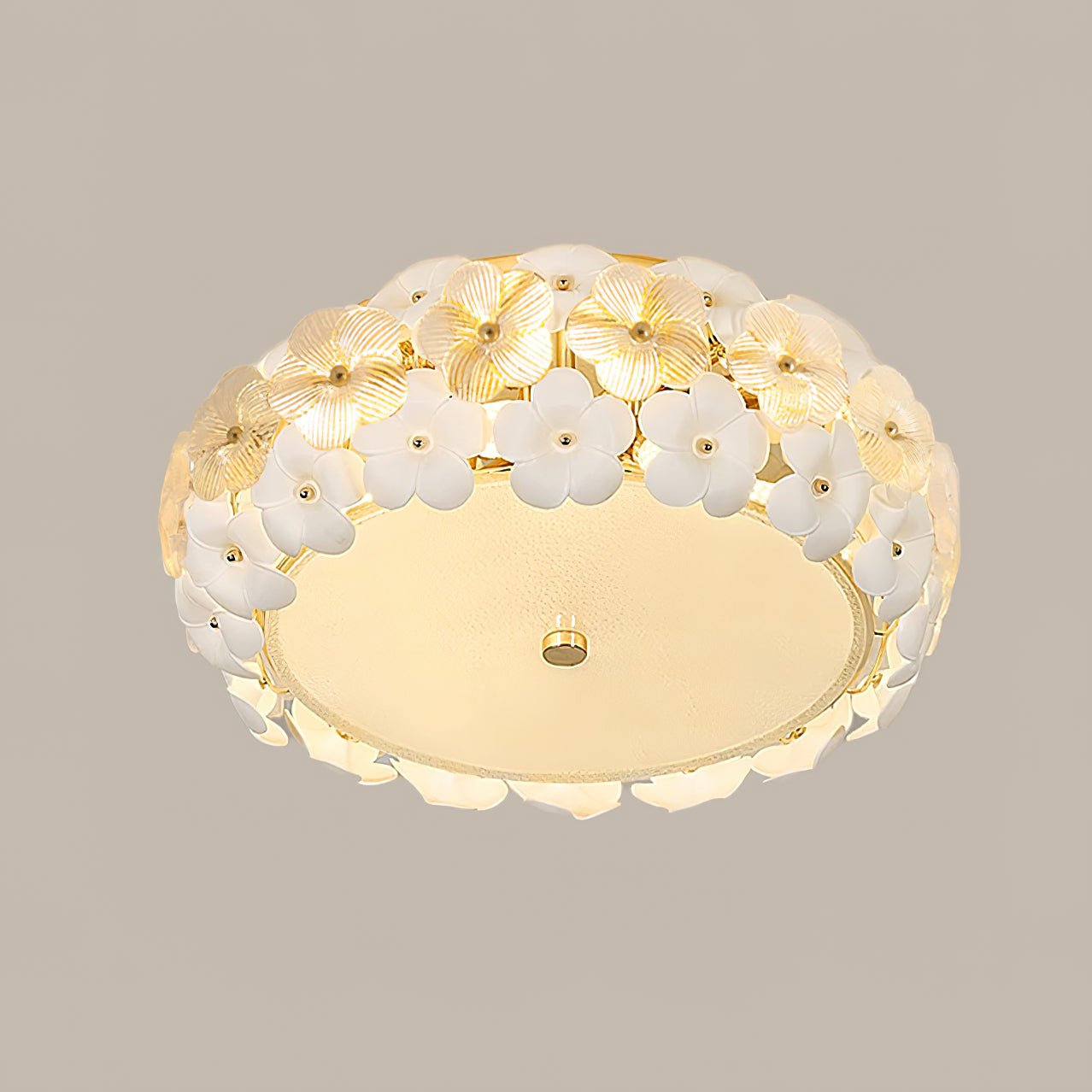 Regina Flowers Ceiling Lamp Dia 20.4″ x H 8.2″ / Dia 52cm x H 21cm / White Ceiling lamp