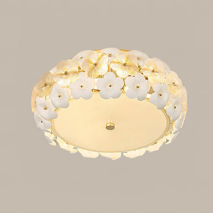 Regina Flowers Ceiling Lamp Dia 20.4″ x H 8.2″ / Dia 52cm x H 21cm / White Ceiling lamp