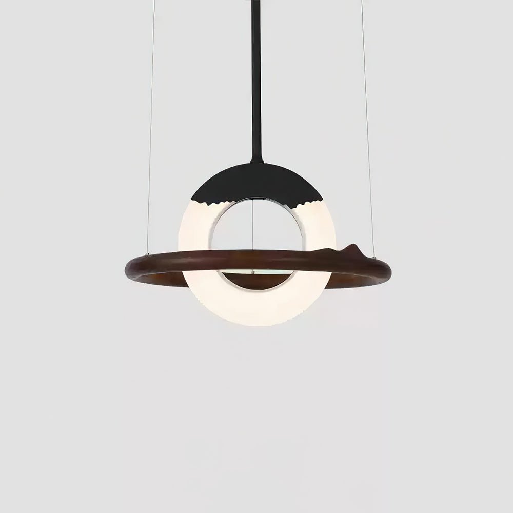 Reincarnation Pendant Lamp Dia 23.6 x H 43.3’’ / Walnut Color / Warm Light Pendant light