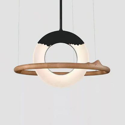 Reincarnation Pendant Lamp Dia 39.4 x H 43.3’’ / Wood Color / Warm Light Pendant light