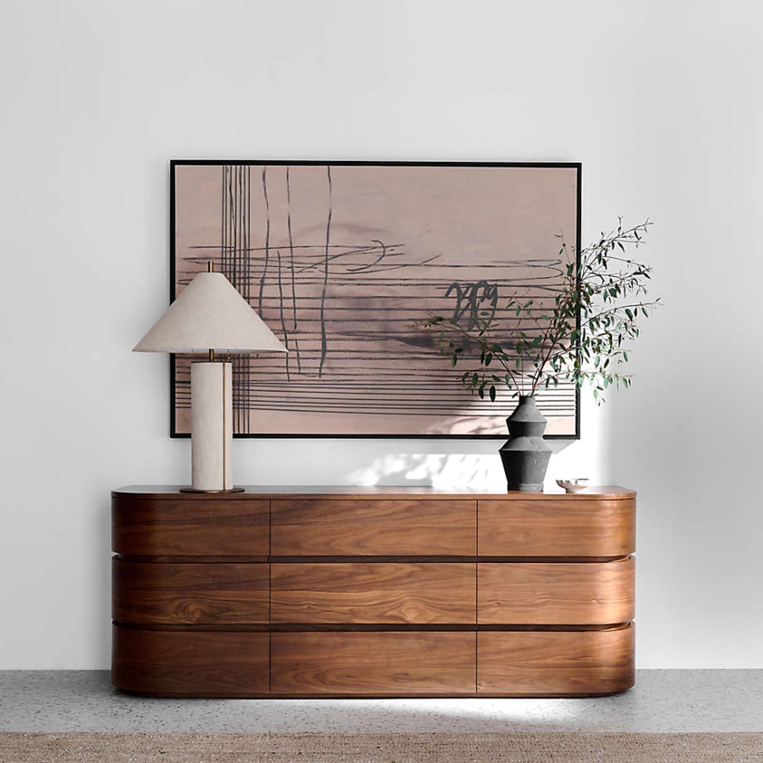 Remi Linen Table Lamp Table lamp
