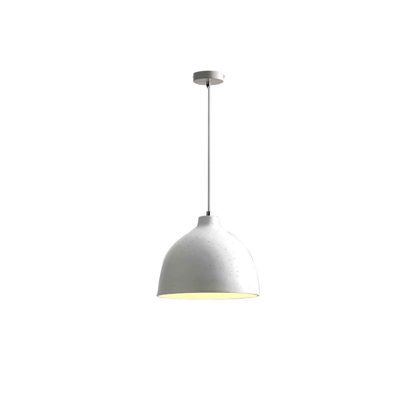 Resin Bowl Pendant Lamp ? 11.4 x H 59″ / Dia 29cm x H 150cm / White Pendant light