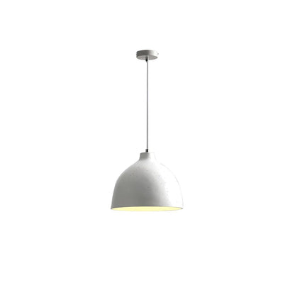 Resin Bowl Pendant Lamp ? 11.4 x H 59″ / Dia 29cm x H 150cm / White Pendant light