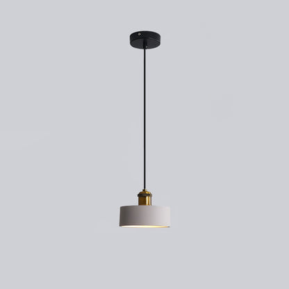Resin Geometric Pendant Lamp Model C Dia 6.3″ x H 4.7″/ Dia 16cm x H 12cm / Grey Pendant light
