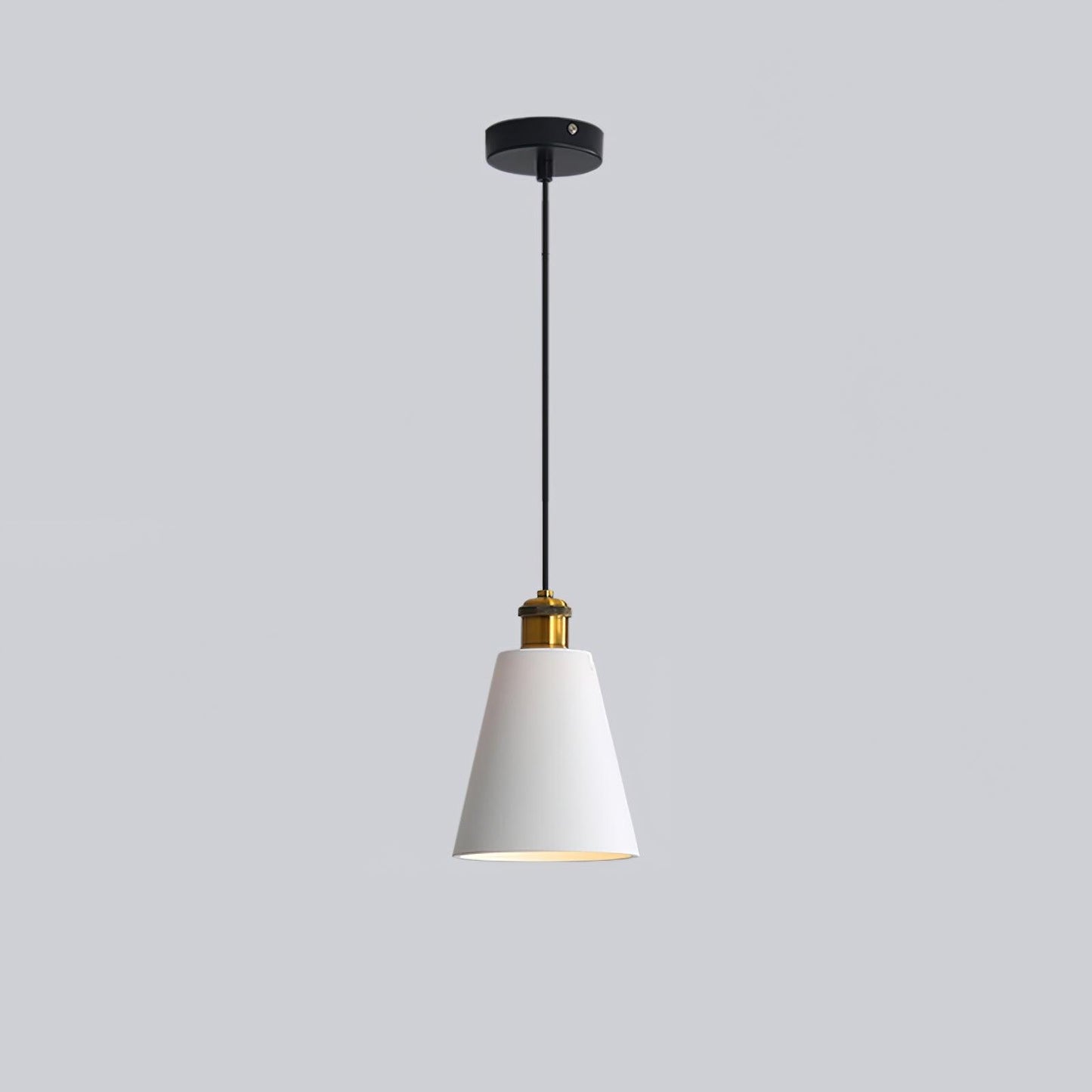 Resin Geometric Pendant Lamp Model A Dia 6.3″ x H 9.1″ / Dia 16cm x H 23cm / White Pendant light