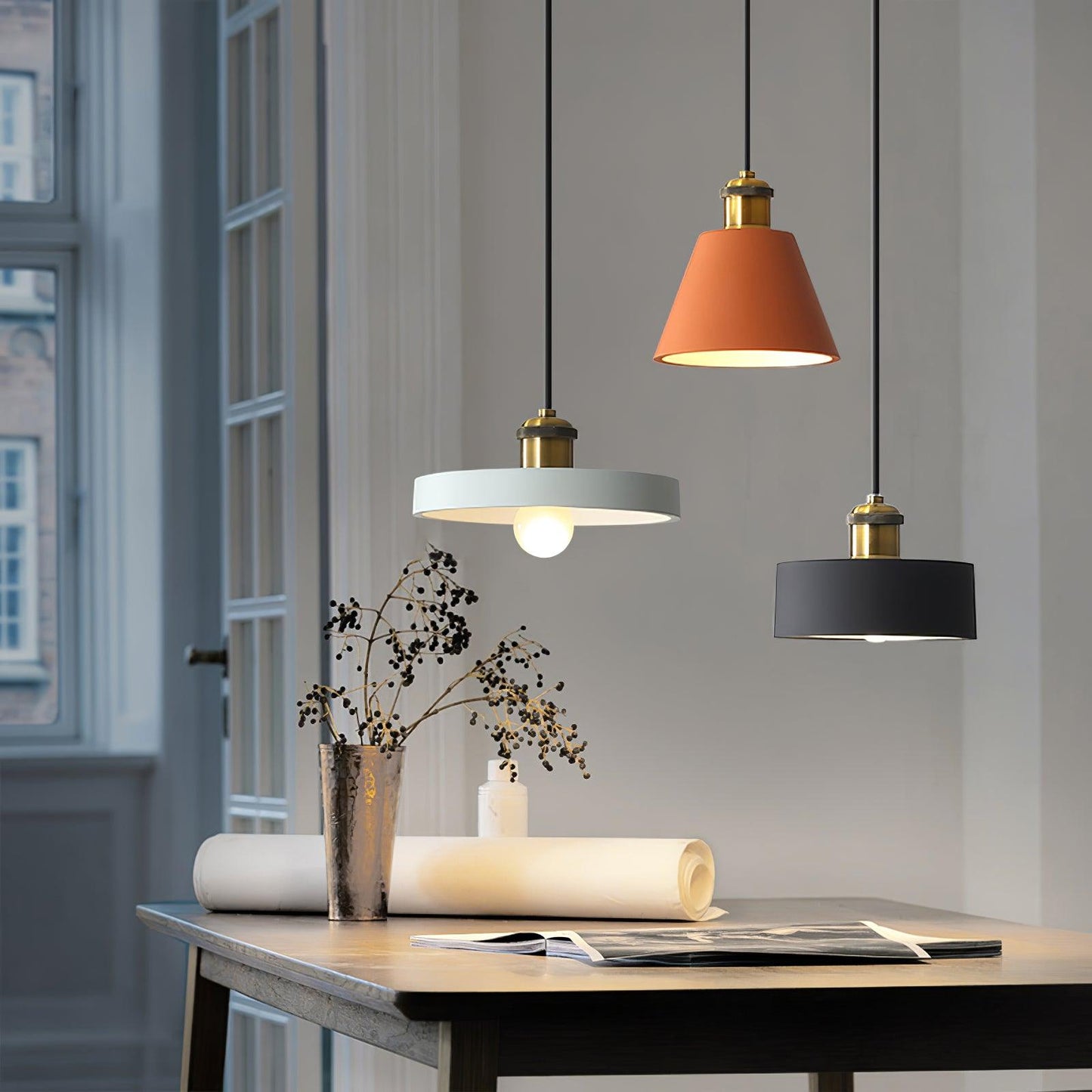 Resin Geometric Pendant Lamp Pendant light