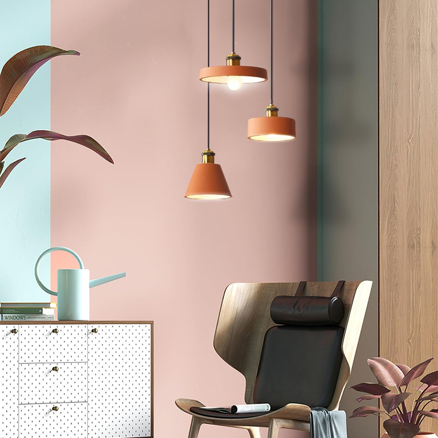 Resin Geometric Pendant Lamp Pendant light