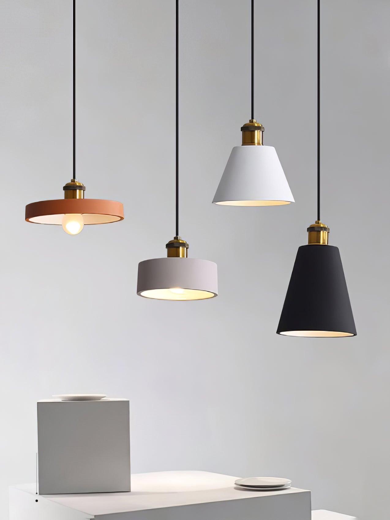 Resin Geometric Pendant Lamp Pendant light