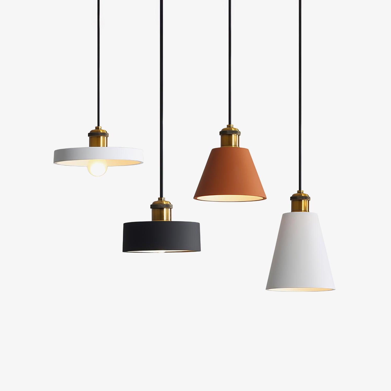 Resin Geometric Pendant Lamp Pendant light
