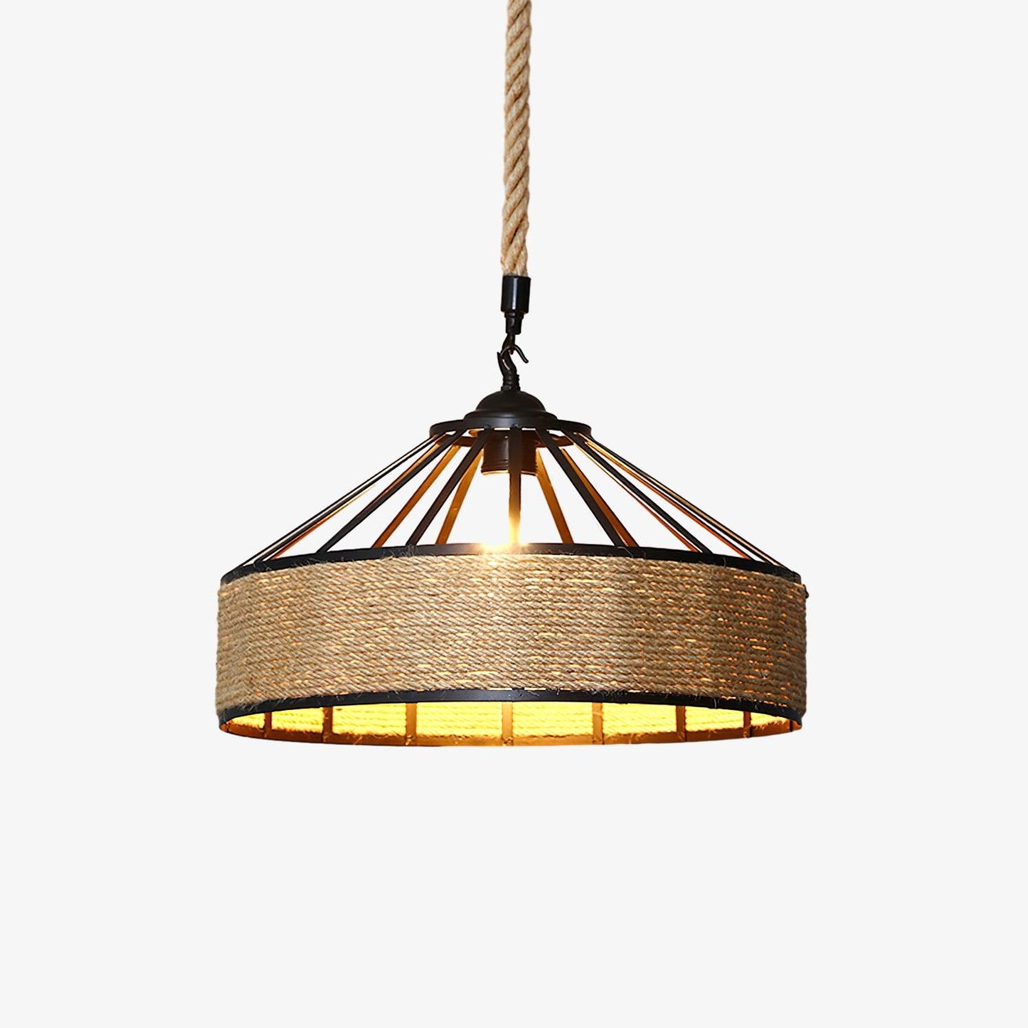 Retro Hemp Rope Exquisite Pendant Light Pendant light