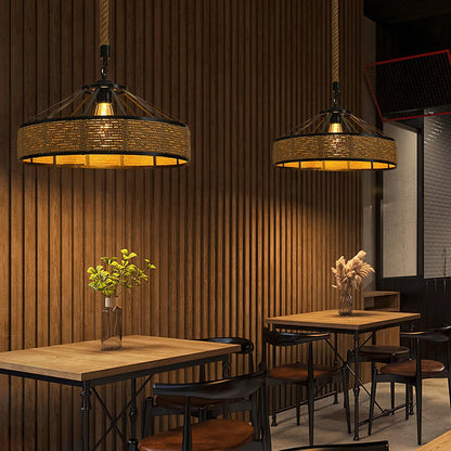 Retro Hemp Rope Exquisite Pendant Light Pendant light