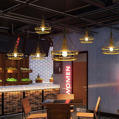 Retro Hemp Rope Interesting Pendant Light Pendant light